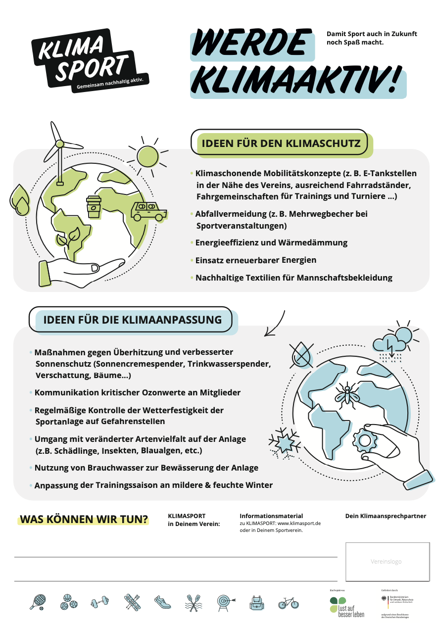 Plakat - Werde klimaaktiv