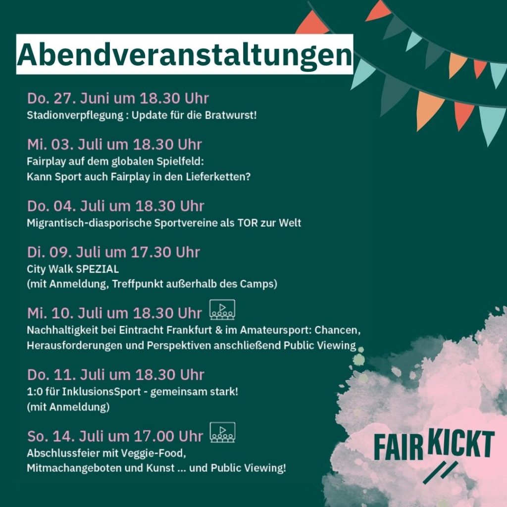 FAIRkickt - Veranstaltungen zur EM 2024